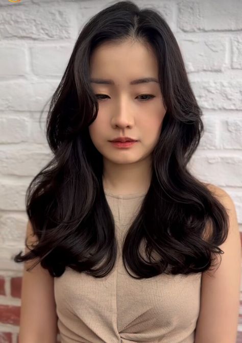 Root Perm Japanese Perm Medium, Korean Digital Perm Medium Hair, Digital Perm Medium, Japanese Straight Perm, Asian Hair Perm, Root Perm, Japanese Perm, Korean Perm, Long Hair Perm