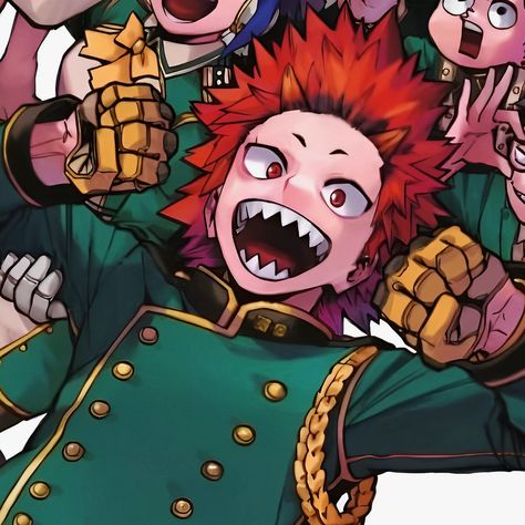 Kirishima My Hero Academia, Bios Para Instagram, Bakugou Manga, Anniversary Art, Kirishima Eijirou, Naha, My Hero Academia Episodes, Hero Academia Characters, Art Icon