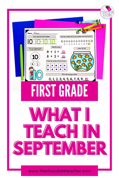 September Grade 1, Kindergarten Review, First Grade Ideas, September Lessons, Activities For First Grade, Word Building Activities, September Activities, 1st Grade Activities, My September