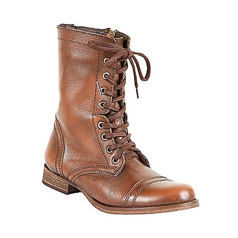 Combat boots. Steve Madden Troopa Boots, Steve Madden Combat Boots, Calvin Klein Boots, Brown Combat Boots, Bag Obsession, Steve Madden Boots, Womens Combat Boots, Brown Leather Boots, Crazy Shoes