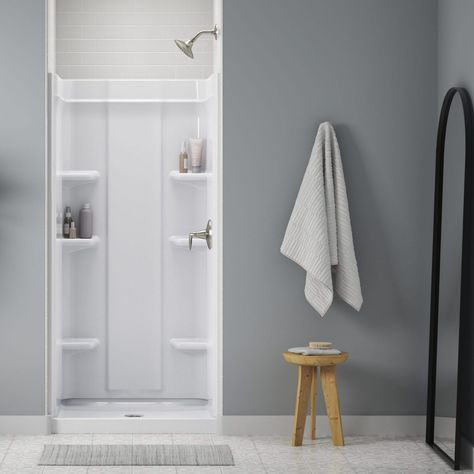 10 Best Shower Kits of 2022, Including Corner Showers Walk In Shower Kits Small Bathrooms, Prefabricated Shower Stall, Shower Kits Ideas, Shower Kit Ideas Bathroom, Prefab Shower Stall, Prefab Shower Stall Ideas, Corner Showers, Fiberglass Shower Stalls, Walk In Shower Kits