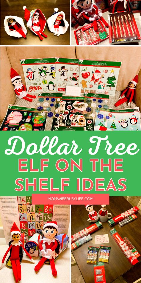 Get a head start on Elf on the Shelf planning this year! Shop your local Dollar Tree for easy and simple ideas. Your kids will love these! Check them out now or save for later. Elf On The Shelf For Beginners, Introduction To Elf On The Shelf Ideas, Easy Elf On The Shelf Ideas Preschool, Dollar Tree Elf On Shelf Ideas, We Are Back Elf On The Shelf Ideas, Elf In The Shelf Office Ideas, Easy Elf On Shelf Ideas For Kids, Easy Elf And The Shelf Ideas, Sassy Elf On The Shelf Ideas