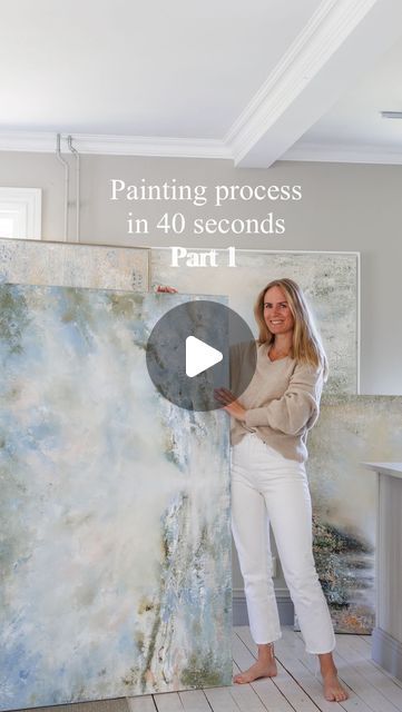 Acrylic Knife Painting Ideas, Acrylic Painting Knife, Abstract Paint Tutorial, Jesus Painting Ideas, Abstract Acrylic Painting Tutorials, Palette Knife Painting Abstract, Abstract Painting Techniques Tutorials, Abstract Tutorials, Abstract Seascape Paintings