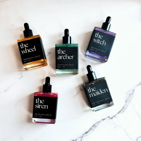 Ritual Bath + Body Oil Sample Set – The Poison Path Post Tattoo Care, Try Try, Real Crystals, Tattoo Care, Ritual Bath, Shower Skin Care, Body Oils, Healthy Lifestyle Inspiration, Perfume Oils