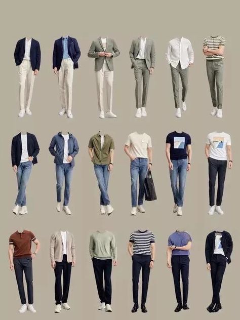 how to match your outfits Guys Fashion Casual, Kpop Fashion Men, Stil Masculin, Mode Swag, Mens Smart Casual Outfits, Mens Business Casual Outfits, Simple Casual Outfits, Minimalist Fashion Men, Classy Outfits Men