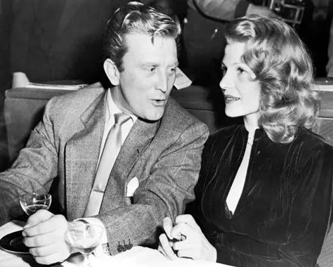 KIRK DOUGLAS AND Rita Hayworth Photo - $12.00. FOR SALE! For sale is an 8X10 reproduction glossy photo. This is a great photo to hang anywhere from an office to a bar to a family room. We have thousands of photos available. For sale is an 8X10 reproduction glossy photo. This is a great photo to hang anywhere from an 145200749890 Rita Cansino, Kirkenes, Kirk Douglas, I Love Cinema, Classic Actresses, Rita Hayworth, We Are The World, Stanley Kubrick, Old Movies