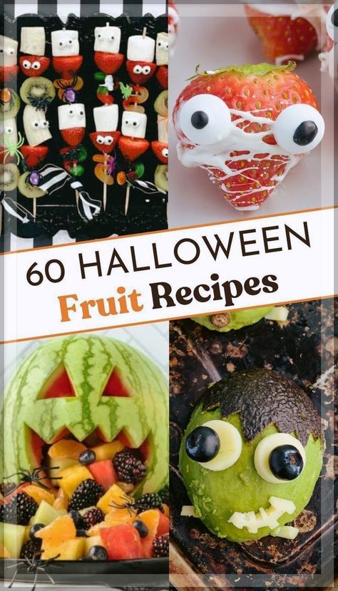 Impress your guests with DIY Halloween fruit platter ideas that are as visually stunning as they are delicious. From arranging fruit skewers to resemble witches' brooms to creating haunted house designs with a variety of fruits, these platters are guaranteed to be the centerpiece of any Halloween party. They're fun to make and even more fun to eat, offering a creative way to enjoy healthy snacks this Halloween. Halloween Fruit Skewers Ideas, Halloween Fruit Ideas For Toddlers, Kids Halloween Party Food Fruit, Kids Halloween Fruit Tray, Halloween Party Healthy Food, Halloween Food Ideas With Fruit, Halloween Fruit Ideas For Parties, Easy Halloween Platters, Fruit For Halloween Party Kids