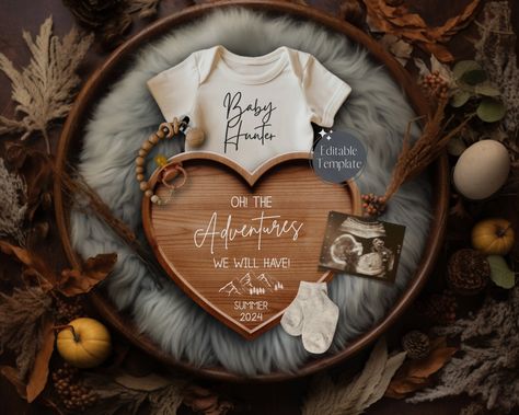 Adventure Pregnancy Announcement Digital, Hunting Baby Announcment, Editable Template, Social Media Reveal, Outdoorsy Baby Reveal, Instagram Outdoorsy Family, Fall Baby Announcement, Thanksgiving Pregnancy Announcement, Pregnancy Announcement Template, Hunting Baby, Gender Announcements, Funny Pregnancy Announcement, Digital Announcement, Baby Boy Announcement