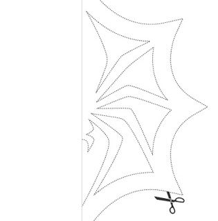 Spider Snowflake Jack Skellington, Spider Snowflake Template, Jack Skellington Spider Snowflakes, Halloween Snowflakes Template, Jack Skellington Snowflake, Halloween Snowflakes, Spider Snowflake, Origami Guide, Snowflake Template