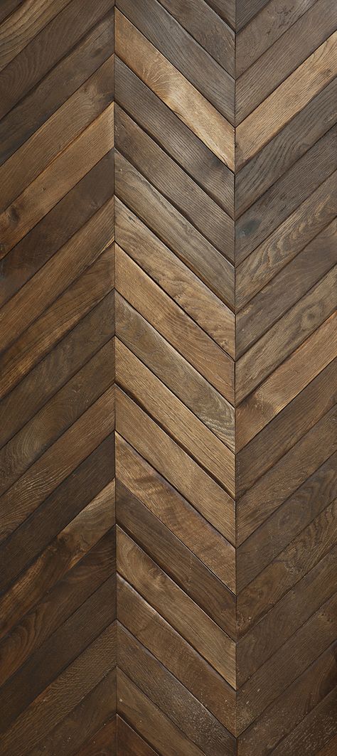 #RECLAIMED FRENCH Oak #Chevron Large Rustic Wooden Flooring, Ceiling Texture Types, Kaffe Bar, Oak Wood Texture, Wood Floor Texture, Herringbone Texture, Ceiling Texture, Floor Texture, Wooden Pattern