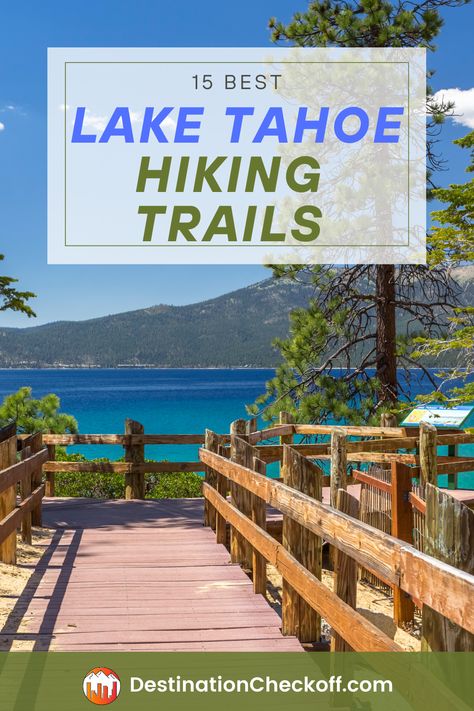 Discover the best hikes in Lake Tahoe, from the serene Eagle Lake Trail to the breathtaking views of Emerald Bay and Rubicon Trail. Whether you're seeking easy hikes, waterfall adventures, or challenging treks, Lake Tahoe's diverse landscape offers something for everyone. Explore South Lake Tahoe hikes for stunning vistas and North Lake Tahoe hikes for serene beauty. Get ready for an adventure with our tips and packing list for the ultimate hiking experience. Rubicon Trail Lake Tahoe, South Lake Tahoe Hikes, Lake Tahoe Hikes, Lake Tahoe Hiking, Colorado Hiking Trails, Lake Tahoe Trip, Rubicon Trail, Tahoe Vacation, Zephyr Cove