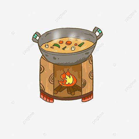 Firewood Cooking, Cooking Clipart, Cooking Png, Cooking Soup, Cooking Stove, New Year Png, How To Cook Rice, Latest Design Trends, Picture Illustration