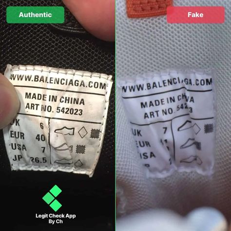 How To Spot Fake Balenciaga Track Sneakers - Real VS Fake Balenciaga Track - Legit Check By Ch Balenciaga Tracks, Balenciaga Track 2, Sneakers Guide, Balenciaga Track Sneakers, Legit Check, Track Pictures, Hand Emoji, Track Shoes, 3m Reflective