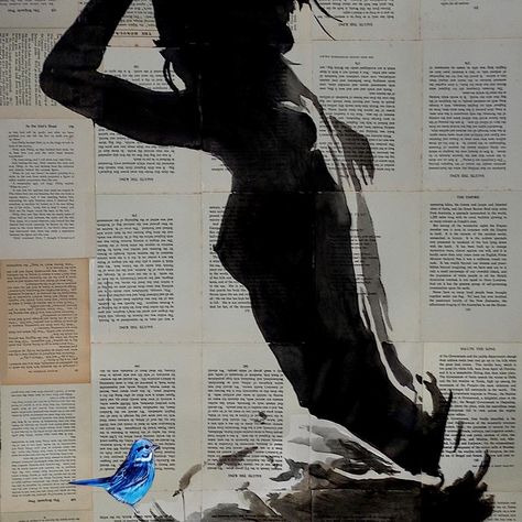 Loui Jover Art, Journal D'art, Loui Jover, Newspaper Art, Arte Obscura, Foto Poses, Arte Pop, Chiaroscuro, Book Page