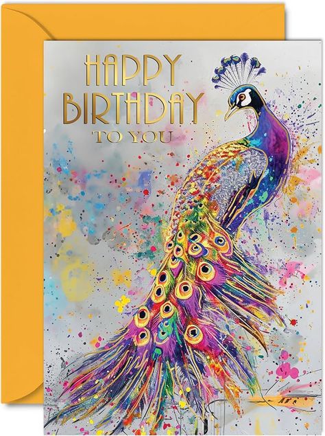 Amazon.com : Beautiful Gold Birthday Cards for Women Her - Beautiful Butterflies - Elegant Traditional Pretty Birthday Card for Mom Daughter Grandma Auntie Granddaughter, A5 Gorgeous Greeting Cards Gift : Office Products Watercolor Daughter Birthday Card, Elegant Birthday Cards For Women, Daughter Birthday Cards, Birthday Cards For Mom, Elegant Birthday, Mom Daughter, Birthday Cards For Women, Gold Birthday, Daughter Birthday