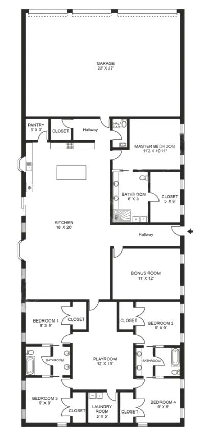 4 Bedroom Basement Floor Plans, 4bedroom Barndominium Plans, 4 Bedroom 2 Bath Barndominium, 5 Bedroom Simple House Plans, Rectangle Floor Plans 4 Bedroom, Barndominiums On A Budget 4 Bedroom, Simple 4 Bedroom Barndominium, 4 Bedroom Metal Building House Plans, Metal House Plans 4 Bedroom