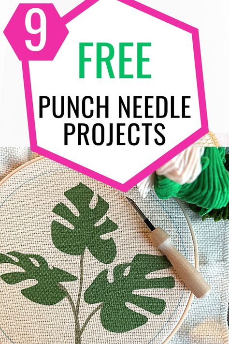 Free Needle Punch Patterns, Punch Needle Patterns Free Printable Flowers, Punch Needle Patterns Ideas, Needle Punch Patterns Free, Easy Punch Needle Patterns, Punch Needle Art Free Pattern, Needle Punch Ideas, Punch Needle Ideas Free Pattern, Free Punch Needle Patterns