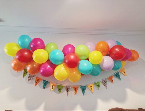 Colorful Balloon Arch Party Ideas, Multi Colored Balloon Arch, Multicolour Balloon Decoration, Colorful Ballons Decoration Birthday, Multi Color Balloon Decoration, Colorful Balloons Birthday, Primary Color Balloon Arch, Multi Colored Balloon Garland, Multicolor Balloon Arch