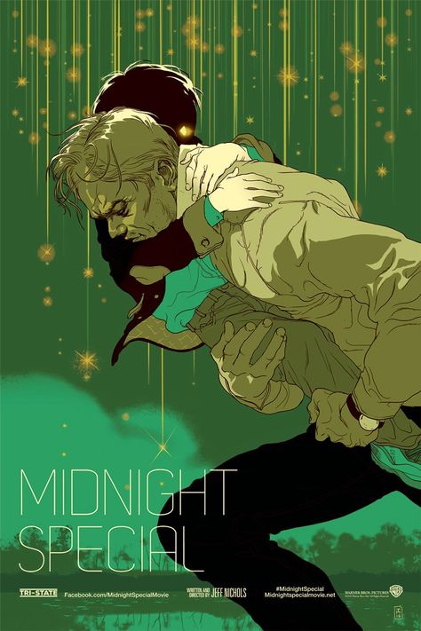 Exclusive: See the Midnight Special Mondo Poster | Vanity Fair Tomer Hanuka, Omg Posters, Mondo Posters, Midnight Special, Full Mon, I Love Cinema, Pahlawan Super, Alternative Movie Posters, Movie Poster Art