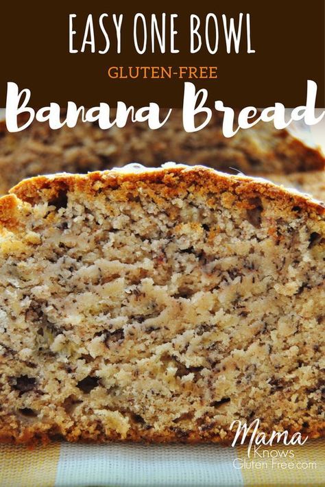 Gluten Free Banana Bread Recipe, Glutenfri Baking, Banana Recipe, Dessert Sans Gluten, Cookies Gluten Free, Crescent Ring, Gluten Free Banana Bread, Sweet Dough, Gluten Free Banana