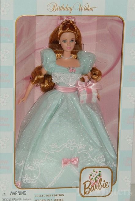 1999/2000 Birthday Wishes Barbie Green - Toy Sisters Barbie Birthday Wishes, Birthday Wishes Barbie, Barbie 2000, Barbie Mattel, Green Toys, Barbie Birthday, Cabbage Patch Dolls, Barbie Princess, Vintage Birthday