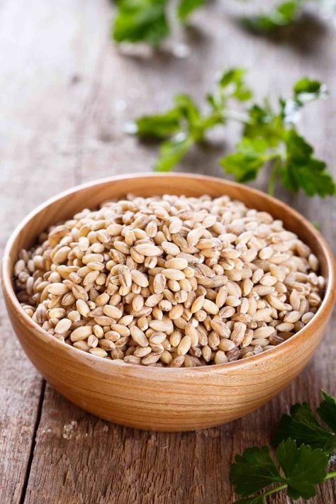 13 BEST BARLEY RECIPES THAT ARE EASY TO MAKE Share Pin Jump to Recipe - Print Recipe Barley is a healthy whole grain that is an excellent source of vitamins, minerals, and fiber. It’s a popular ingredient to add to soups, stews and salads. We’ve collected 13 of the best barley recipes for you to make at home. Barley Recipes, Chicken Barley Soup, Barley Rice, Vegetable Barley Soup, Barley Grain, Barley Recipe, Barley Salad, Beef Barley, Beef Barley Soup