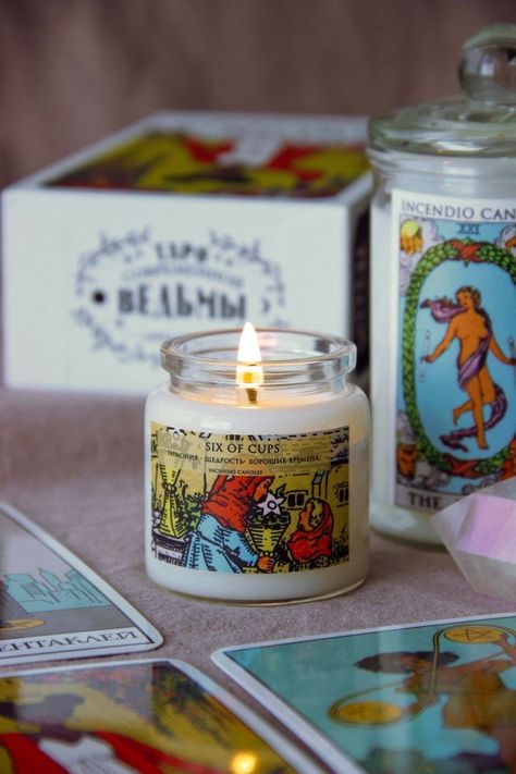 Tarot Aesthetic, Aesthetic Candle, Candle Stickers, Tarot Tips, Witchcraft Spell Books, Witchy Wallpaper, Birthday Planning, Candles Crafts, Reading Tarot Cards