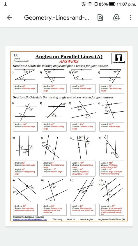 Angles In Parallel Lines, Geometry Tips, 10th Grade Geometry, Geometric Formulas, Math Signs, Teaching Math Strategies, Teaching Geometry, Math Quotes, Math Genius