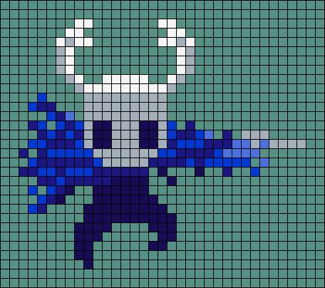 Alpha pattern #85291 | BraceletBook Hollow Knight Perler Beads, Bug Character, Piskel Art, Hollow Art, Pixel Art Templates, Quick Crochet Patterns, Pixel Art Grid, Pixel Design, Iron Beads