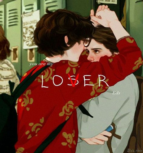 Eddie: Sabes que la gente te llamara idiota por hacer esto  Richie: B… #fanfic # Fanfic # amreading # books # wattpad Lover Loser, Jack Finn, It The Clown Movie, I'm A Loser, Losers Club, Film Anime, Lgbt Art, Hot Anime, It Movie Cast