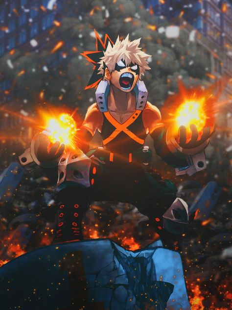 Bakugou Wallpaper, Good Phone Backgrounds, Academia Wallpaper, Funny Wallpaper, My Hero Academia Episodes, Fanarts Anime, Boku No Hero Academy, Izuku Midoriya, Digital Wallpaper