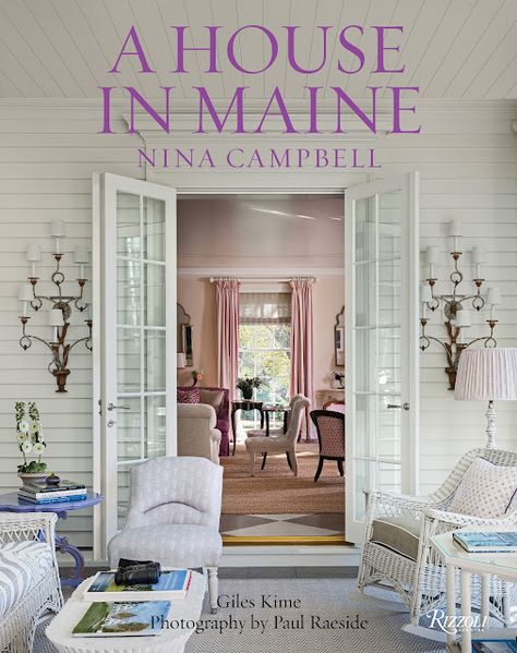 Splendid Sass House In Maine, Country Life Magazine, New England Coast, Simple Cottage, English Interior, Interior Design Books, Nina Campbell, Lifetime Achievement Award, Summer Cottage