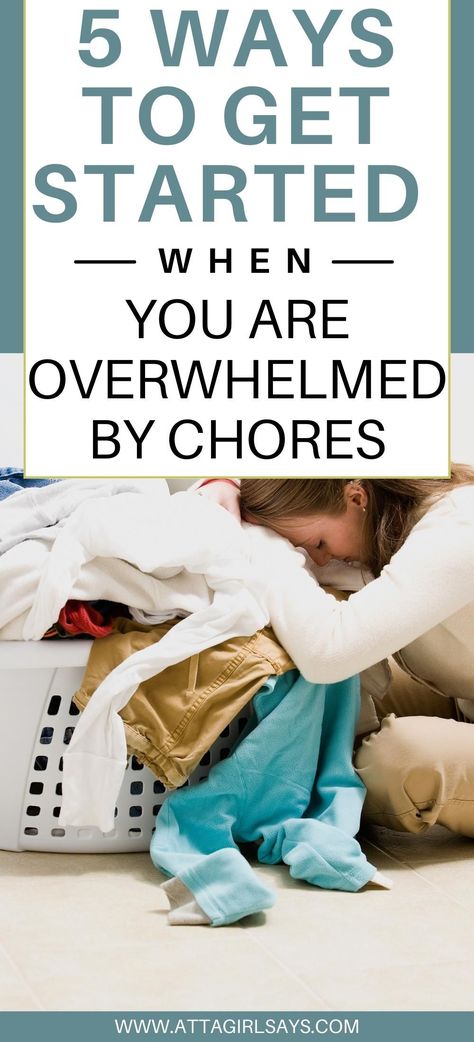 If your house is a mess and you don't know where to start, take a deep breath. These 5 proven strageties will help you tackle chores and clutter you're feeling overwhelmed by all there is to do. These practical tips are just what you need to get unstuck and get things moving in the right direction. House Is A Mess, Deep Cleaning House, Clean My House, Messy House, House Chores, Get Unstuck, Start Cleaning, Household Chores, Read Later