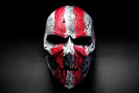 ColdBloodArt Paintball Masks | SHOUTS Mascara Oni, Paintball Mask, Helmet Concept, Mascaras Halloween, Helmet Paint, Blood Art, Skull Mask, Cool Masks, Masks Art