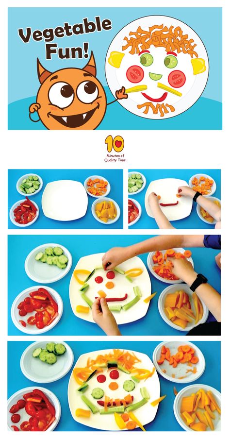 Fun Activities to do with your kids at home - Vegetable Fun Olivers Vegetables Activities, Kitchen Disco Eyfs Activities, Preschool Vegetable Activities, Food Art For Kids Crafts, Vegetable Activities For Preschool, Fruit And Vegetables Activities For Kids, Vegetables Activities For Preschool, Food Theme Preschool, Fruit And Vegetable Activities