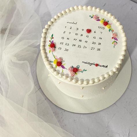 Cakes For Anniversary Ideas, Anniversary Cake 20 Years, Cake Designs Wedding Anniversary, Cake Ideas For 25th Anniversary, Birthday Anniversary Cake, Engagement Anniversary Cake Designs, Aesthetic Cakes For Anniversary, Anniversary Small Cake Ideas, Cake Design For Anniversary Simple