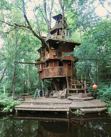 Forest Treehouse Aesthetic, Tree House Aesthetic, Tree House Village, Indoor Forest, Treehouse Airbnb, Tree House Interior, Fairytale Land, Cool Tree Houses, Tree House Designs