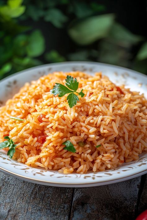 Learn how to make easy Mexican rice with tomato sauce! Fluffy and seasoned with cumin and garlic, it's a must-try recipe for Mexican nights. Mexican Rice Tomato Sauce, Easy Red Rice Recipe, Mexican Rice Tomato Bouillon, Mexican Rice With Tomato Sauce, Mexican Rice Without Tomato Sauce, Rice With Tomato Sauce, Perfect Mexican Rice, Easy Mexican Rice, Red Rice Recipe