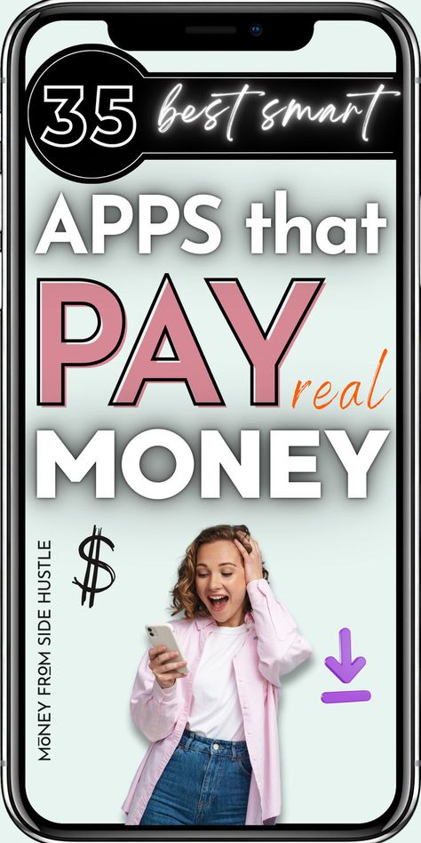 How to Make Money Fast with Your Phone Paying Apps, Money Making Apps, Best Money Making Apps, Apps That Pay You, Make Money On Amazon, Apps That Pay, Make Quick Money, Best Online Jobs, Earn Money Online Fast