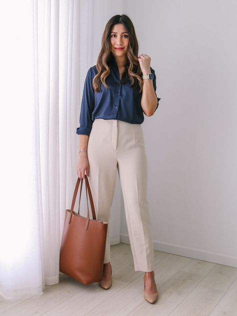 Office Wear Women Work Outfits, Corporate Attire Women, Office Wear Outfit, Official Dress, Women Office Outfits, Simple Work Outfits, Smart Casuals, Pant Outfits, College Wear