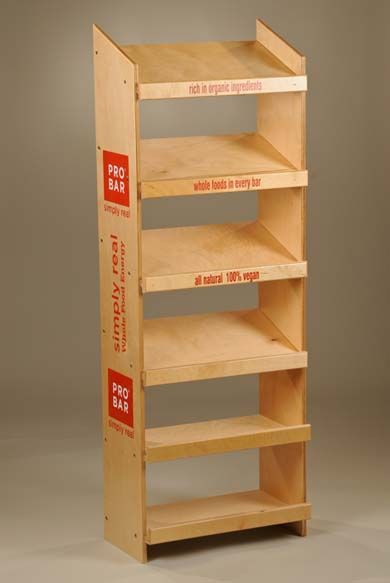 Off Shelf Display Rack for Energy Bars, Granola Bars, Snack Bars or Sports Bars