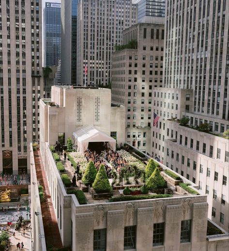 Brian Gluckstein, Rooftop Wedding Ceremony, New York Wedding Venues, Nyc Rooftop, Hydrangea Not Blooming, Rooftop Wedding, Romantic City, The Plaza, Nyc Wedding