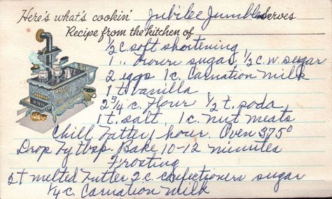 Family Recipe Project - Jubliee Jumbles Senior Year Activities, Jumble Cookies, Softball Games, Family Recipe Book, Work Schedule, To My Parents, Family Recipe, Retro Recipes, Senior Year