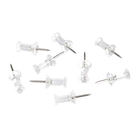 Amazon Basics Push Pins Tacks, Clear Plastic Head, Steel Point, 100-Pack Cork Board Map, Wall Nails, Drawing Pin, Binding Supplies, Foam Boards, Push Pin Map, Clear Container, Amazon Basics, Office Crafts