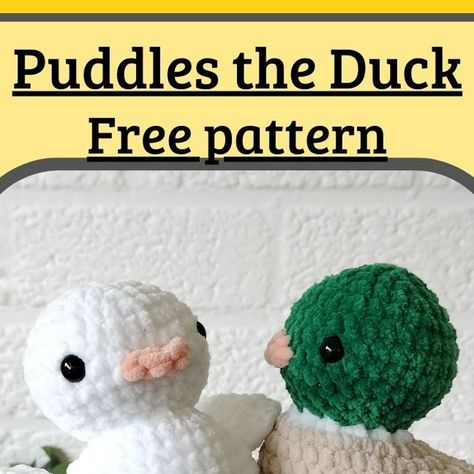 Meowses Corner on Instagram: "Free pattern! Puddles the Duck.  Please tag me @meowsescorner so I am able to see all of your amazing puddles!  A big thanks to all of my testers, you are amazing!  #crochet #crochetduck #amigurumiduck #duckcrochet #crochetwithlove #freepattern #freecrochetpattern #freeamigurumipatterns #amigurumipattern #crochetpattern #handmadewithlove #crochetalong" Crochet Ducks, Instagram Pattern, Amazing Crochet, Beginner Crochet Projects, Crochet Amigurumi Free Patterns, Crochet Amigurumi Free, Fun Crochet Projects, Pattern Store, Shawl Crochet Pattern