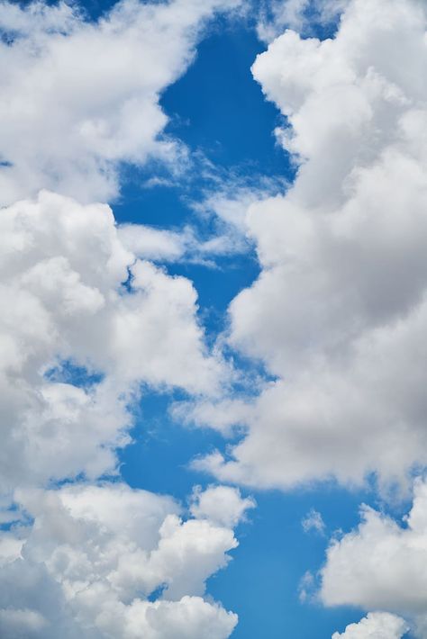 blue cloudy sky, summer, clouds, white, landscape, nature, white clouds HD wallpaper Cloudy Wallpaper, Blue Cloudy Sky, Summer Clouds, Sky Summer, White Landscape, Cloudy Sky, Wallpaper Designs, White Clouds, Landscape Nature