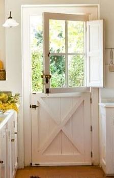 Dutch Doors Diy, Barn Door Hinges, Half Doors, Dutch Door, Open Door, House Doors, Kitchen Doors, Diy Door, Bifold Doors