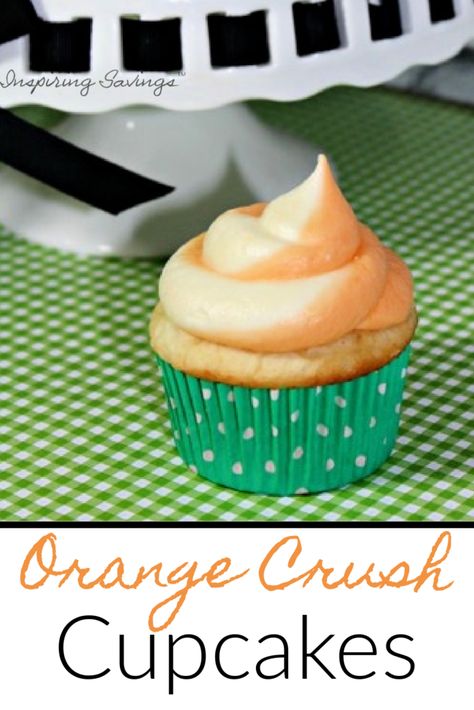 Crush Cupcakes, Recipe For Cupcakes, Soda Cupcakes, 4 Cupcakes, Mini Christmas Cakes, Cupcakes Christmas, Orange Crush Soda, Mocha Cupcakes, Crush Soda