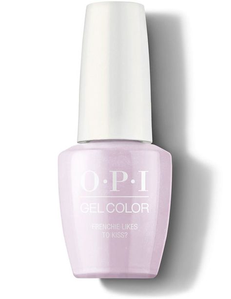 Frenchie Likes To Kiss? - GelColor | OPI Opi Gel Nail Polish, Opi Gel Nails, Opi Polish, Gel Nail Polish Colors, Polish Nails, Nails Wedding, Soak Off Gel, Nail Supply, Gel Manicure