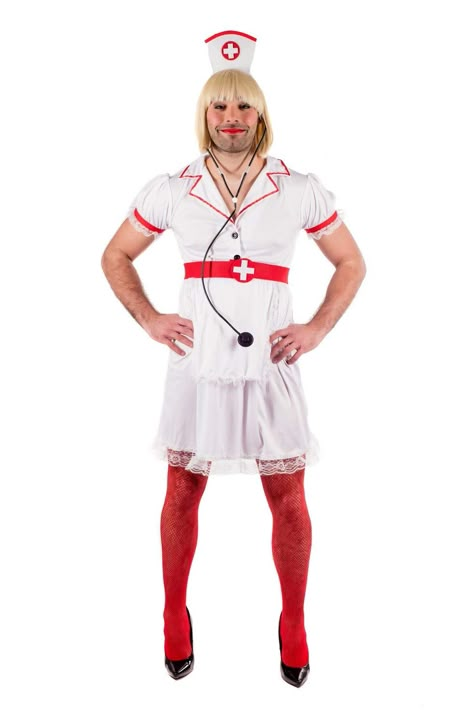 Nurse Fancy Dress, Nurse Outfit, Costume Carnaval, Costume For Men, Crazy Costumes, Male Nurse, Night Club Outfits, Nurse Costume, Neue Outfits